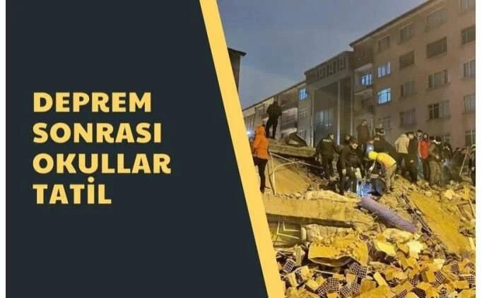 Milli Eğitim Bakanı Açıkladı! Okullar Bazı İllerde 2, Bazı İllerde İse 1 Hafta Tatil Edildi!