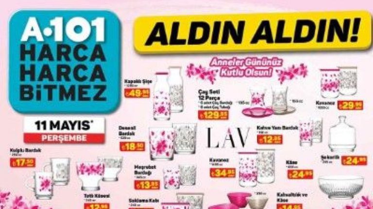 11 Mayıs 2023 A101 Aldın Aldın Katalogu! Yaza Özel Fırsatlar, Anneler Günü İçin Hediyeler!