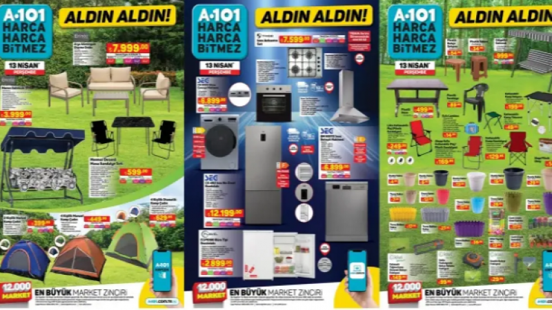 A101’e Çadır Geliyor: 13 Nisan 2023 A101 Aldın Aldın Kataloğu Açıklandı
