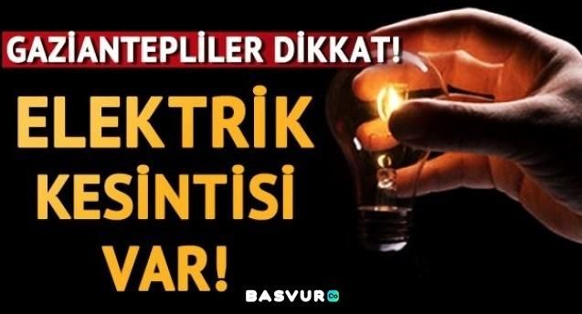 Gaziantepliler Dikkat ELEKTRİK KESİNTİSİ! Gaziantep’te Yarın Birçok Bölgede Elektrik Kesintisi Olacak! İlgili BÖLGELER…