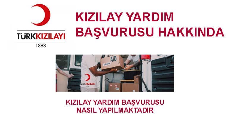 Kızılay Yardım Başvurusu Nasıl Yapılır? Alo 168