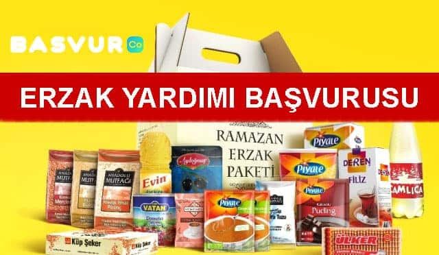 Erzak Yardımı Başvurusu