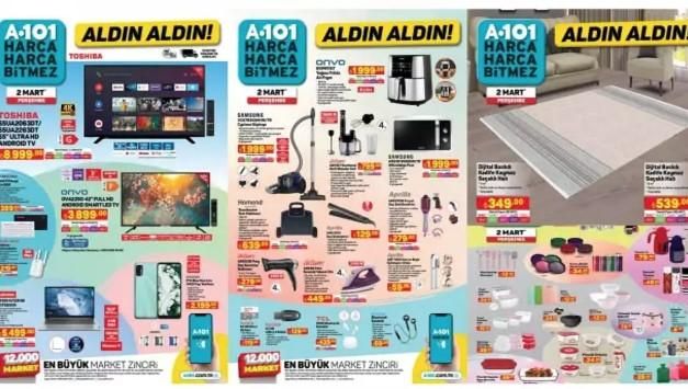 A101 2 Mart Aktüel Ürünler Katalogu! Airfryer Ve Küçük Ev Aletleri Satılacak!