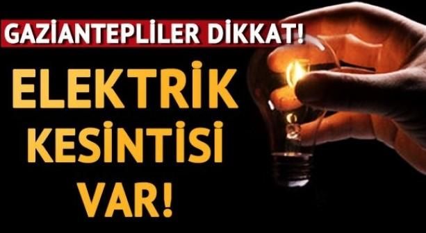 Gaziantep’te Elektrik Kesintisi OLACAK! 2 Mart Perşembe Gaziantep’te Elektrik Kesintisi Yaşanacak Bölgeler…