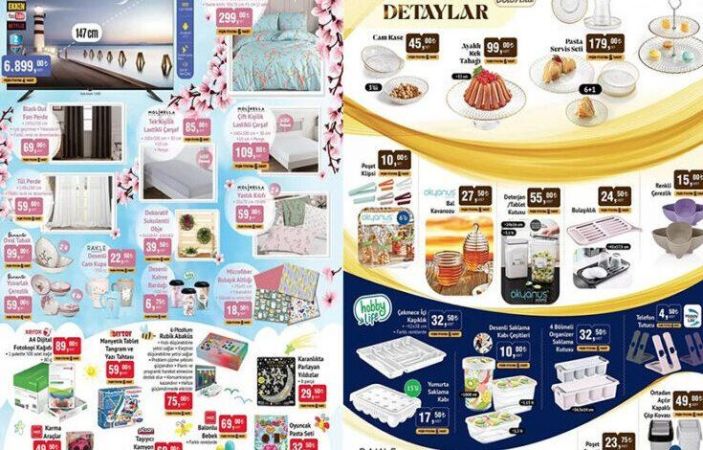 BİM Yeni İndirim Kataloğunun İçeriği! BİM 10 Mart Aktüel Ürün KATALOĞU!