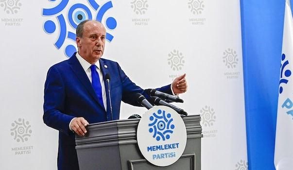 SON DAKİKA! Memleket Partisi Duyurdu! Cumhurbaşkanı Adayı Muharrem İnce