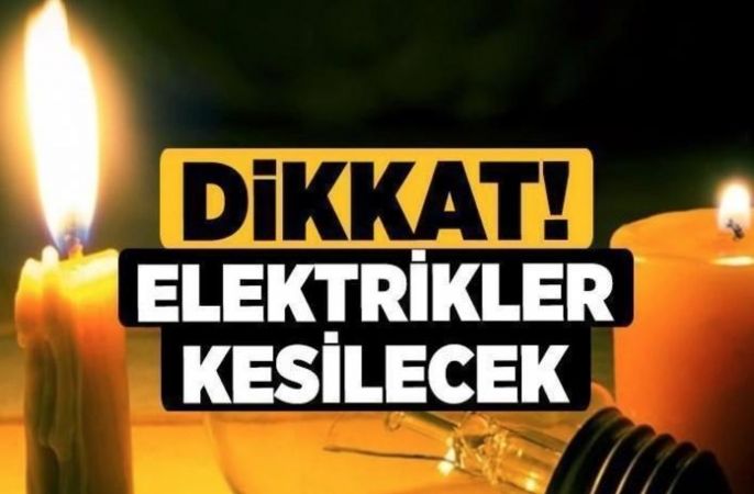 Gaziantep’te YİNE Elektrik Kesintisi Yaşanacak! Elektrik Kesintisi Yaşanacak Bölgeleri SORGULA!