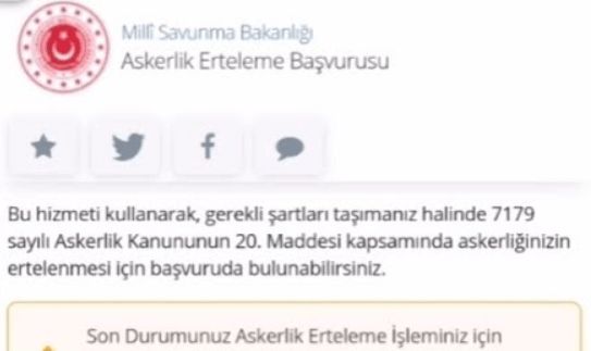 Askerlik Erteleme Şartları Nelerdir? Başvurusu Nasıl Yapılır?