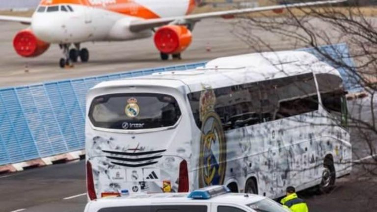 Real Madrid Takım Otobüsü Leipzig’te Kaza Yaptı