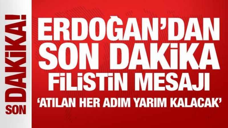 Cumhurbaşkanı Erdoğan’ın Filistin Mesajı Dünya Hükümetler Zirvesi’nde Yankı Buldu