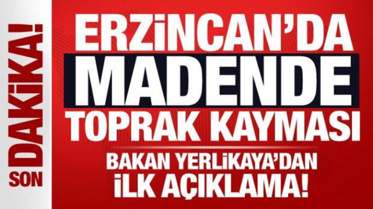 Erzincan’da Altın Madeninde Toprak Kayması: 9 Kişi Kayıp!