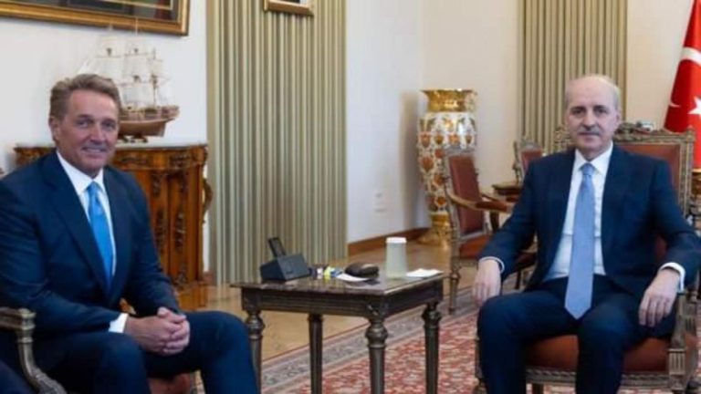 TBMM Başkanı Numan Kurtulmuş, ABD Büyükelçisi Jeffry L. Flake’i Kabul Etti