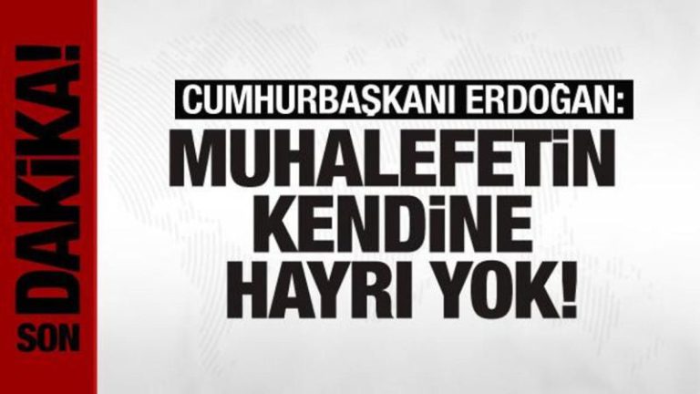 Cumhurbaşkanı Erdoğan’dan Eser ve Hizmet Vurgusu: “Bizim Siyasetimiz Farklıdır”