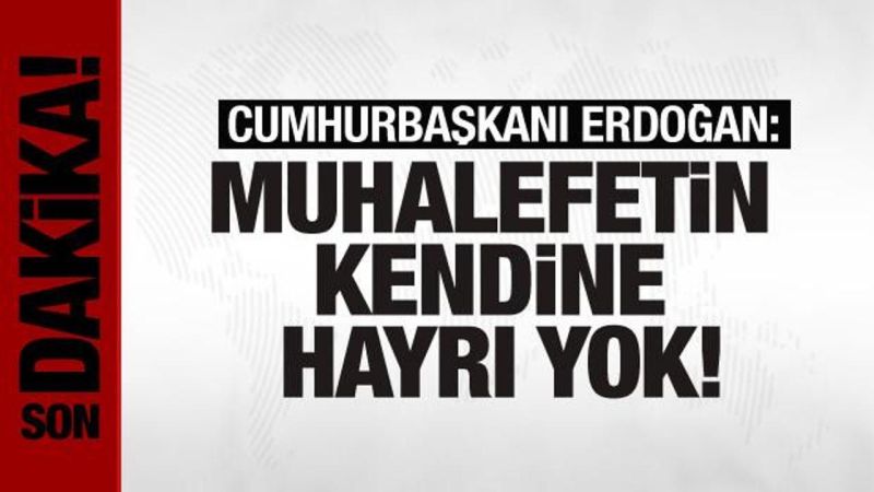 Cumhurbaşkanı Erdoğan’dan Eser ve Hizmet Vurgusu: “Bizim Siyasetimiz Farklıdır”