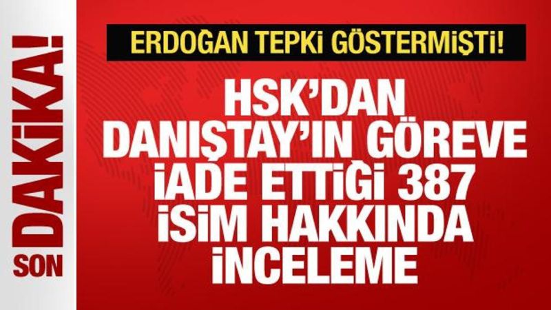 Hakimler ve Savcılar Kurulu, Danıştay’ın Göreve İade Ettiği İsimler Hakkında İnceleme Başlattı