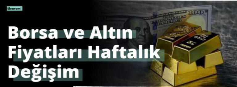 Borsa ve Altın Fiyatları Haftalık Değişim
