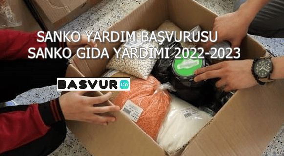 SANKO Yardım Başvurusu 2023