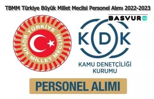 TBMM Türkiye Büyük Millet Meclisi Personel Alımı 2022-2023