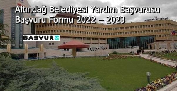 Altındağ Belediyesi Yardım Başvurusu, Başvuru Formu 2023