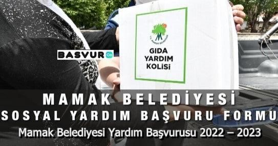 Mamak Belediyesi Yardım Başvurusu 2023