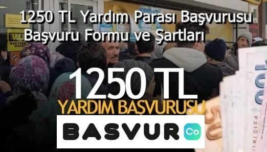 1250 TL Yardım Parası Başvurusu – Başvuru Formu ve Şartları