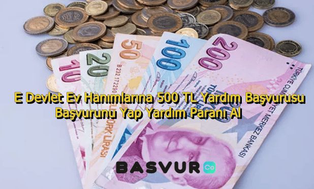 E Devlet Ev Hanımlarına 500 TL Yardım Başvurusu – Başvurunu Yap Yardım PARANI AL