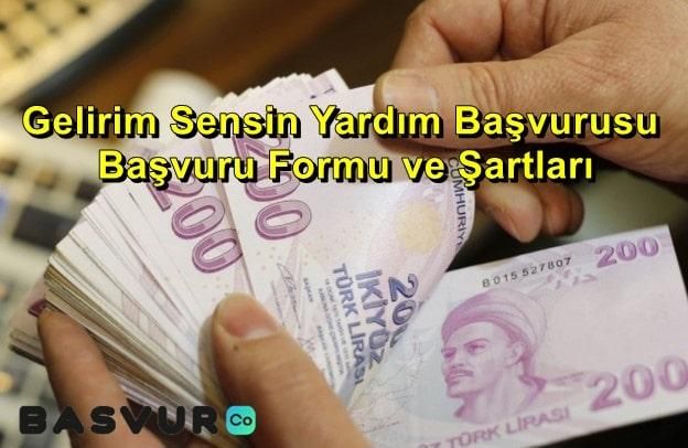 Gelirim Sensin Yardım Başvurusu – Başvuru Formu ve Şartları 2023