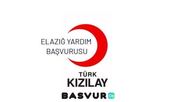 Elazığ Kızılay Yardım Başvurusu! E-Devlet Başvuru Formu! ve Başvuru Şartları!