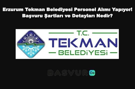 Erzurum Tekman Belediyesi Personel Alımı Yapıyor! Başvuru Şartları ve Detayları Nedir? 2023