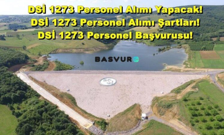 DSİ 1273 Personel Alımı Yapacak! DSİ 1273 Personel Alımı Şartları! DSİ 1273 Personel Başvurusu!