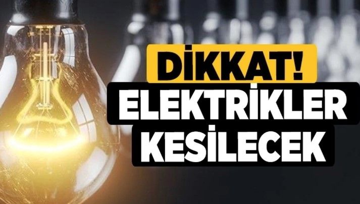 Adana’da Yarın Elektrik Kesintisi Yaşanacak! Adana’da Elektrik Kesintisi Yaşanacak Bölgeleri Sorgula