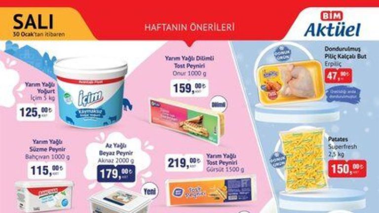 BİM 30 Ocak 2024 Aktüel Ürünler Kataloğu Açıklandı! BİM İndirimli Ürünler Listesi