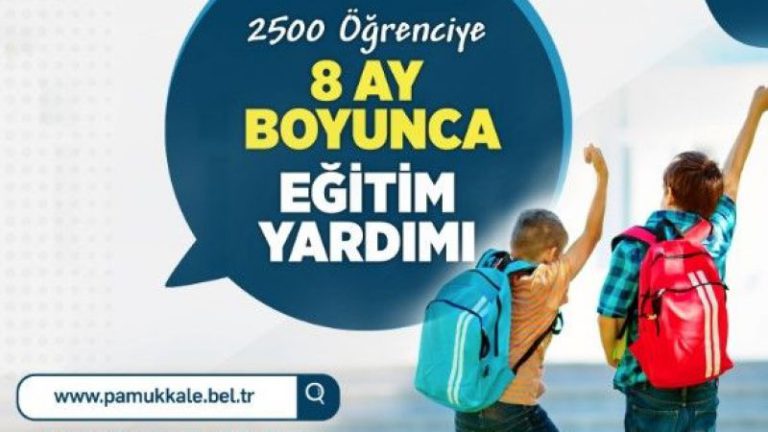 Denizli Pamukkale Belediyesi Eğitim Yardım Başvurusu Nasıl Yapılır? Başvuru Formu 2023-2024