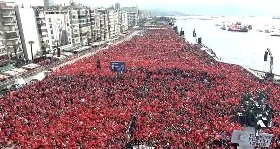 Erdoğan’ın İzmir Mitinginden İlgili Görüntüler!