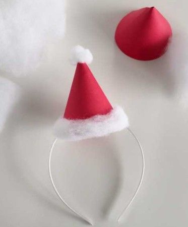 Evde Yılbaşı Şapkası Nasıl Yapılır? Yılbaşı Noel Şapkası Yapımı