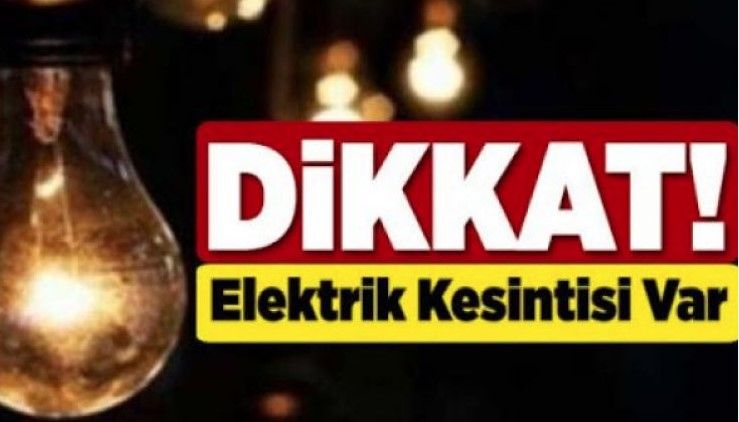 Gaziantep’te Bugün Elektrik Kesintisi Yaşanacak! Elektrik Kesintisi Yaşanacak Bölgeleri Sorgula!
