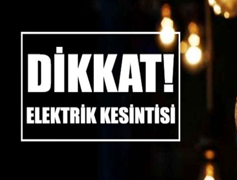 25 Haziran Pazar Gaziantep Elektrik Kesintisi Yaşanacak! Elektrik Kesintisi Yaşanacak Bölgeleri Sorgula!