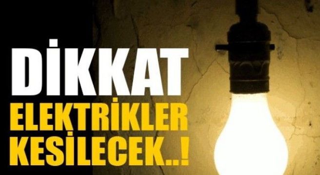 10 Ekim Salı Gaziantep Elektrik Kesintisi Yaşanacak! Elektrik Kesintisi Yaşanacak Bölgeler