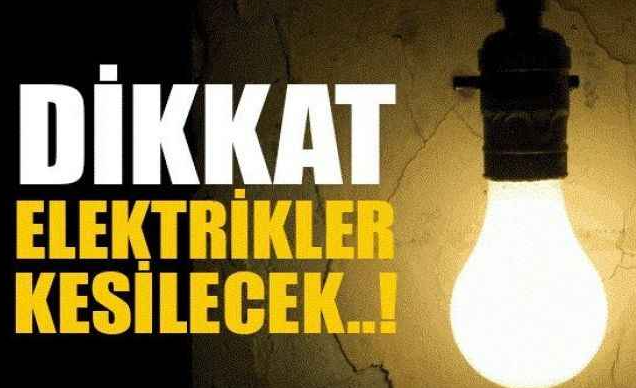 18 Haziran Pazar Cumartesi Gaziantep Elektrik Kesintisi Yaşanacak! Elektrik Kesintisi Yaşanacak Bölgeleri Sorgula!