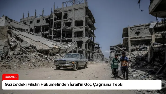 Gazze’deki Filistin Hükümetinden İsrail’in Göç Çağrısına Tepki