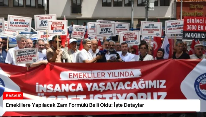 Emeklilere Yapılacak Zam Formülü Belli Oldu: İşte Detaylar