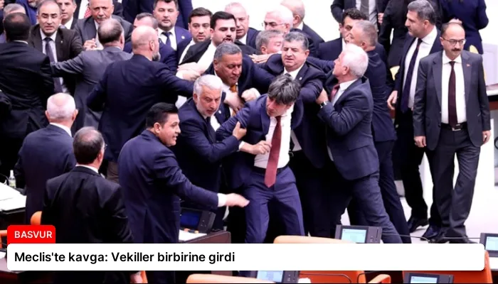 Meclis’te kavga: Vekiller birbirine girdi