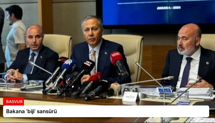 Bakana ‘biji’ sansürü