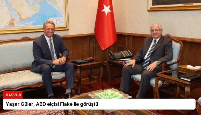Yaşar Güler, ABD elçisi Flake ile görüştü