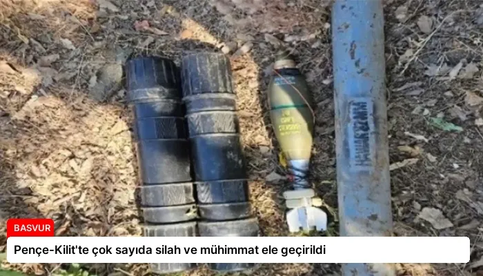 Pençe-Kilit’te çok sayıda silah ve mühimmat ele geçirildi