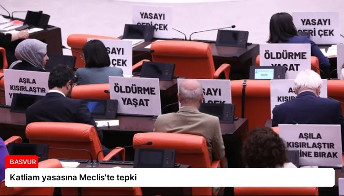 Katliam yasasına Meclis’te tepki