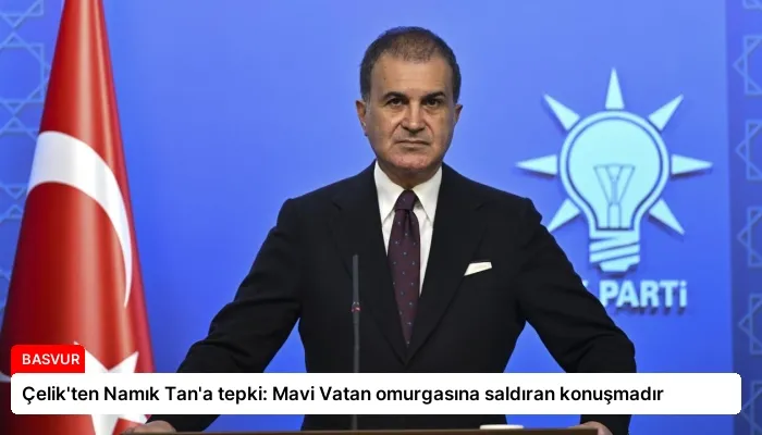 Çelik’ten Namık Tan’a tepki: Mavi Vatan omurgasına saldıran konuşmadır