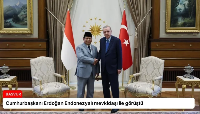 Cumhurbaşkanı Erdoğan Endonezyalı mevkidaşı ile görüştü