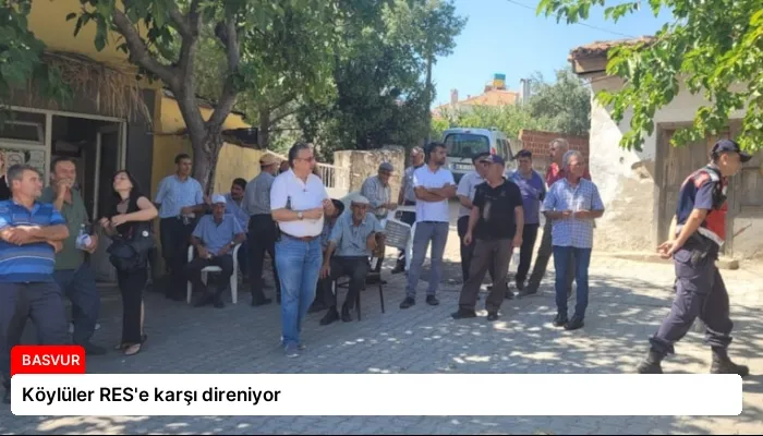Köylüler RES’e karşı direniyor