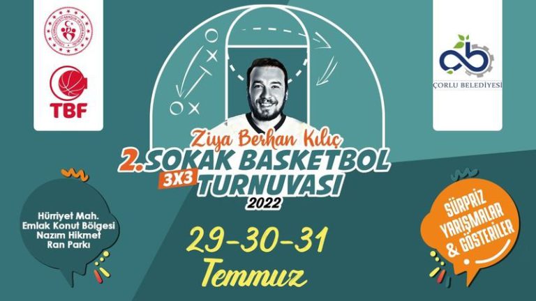 Çorlu Belediyesi Ziya Berhan Kılıç Sokak Turnuvası Başlıyor